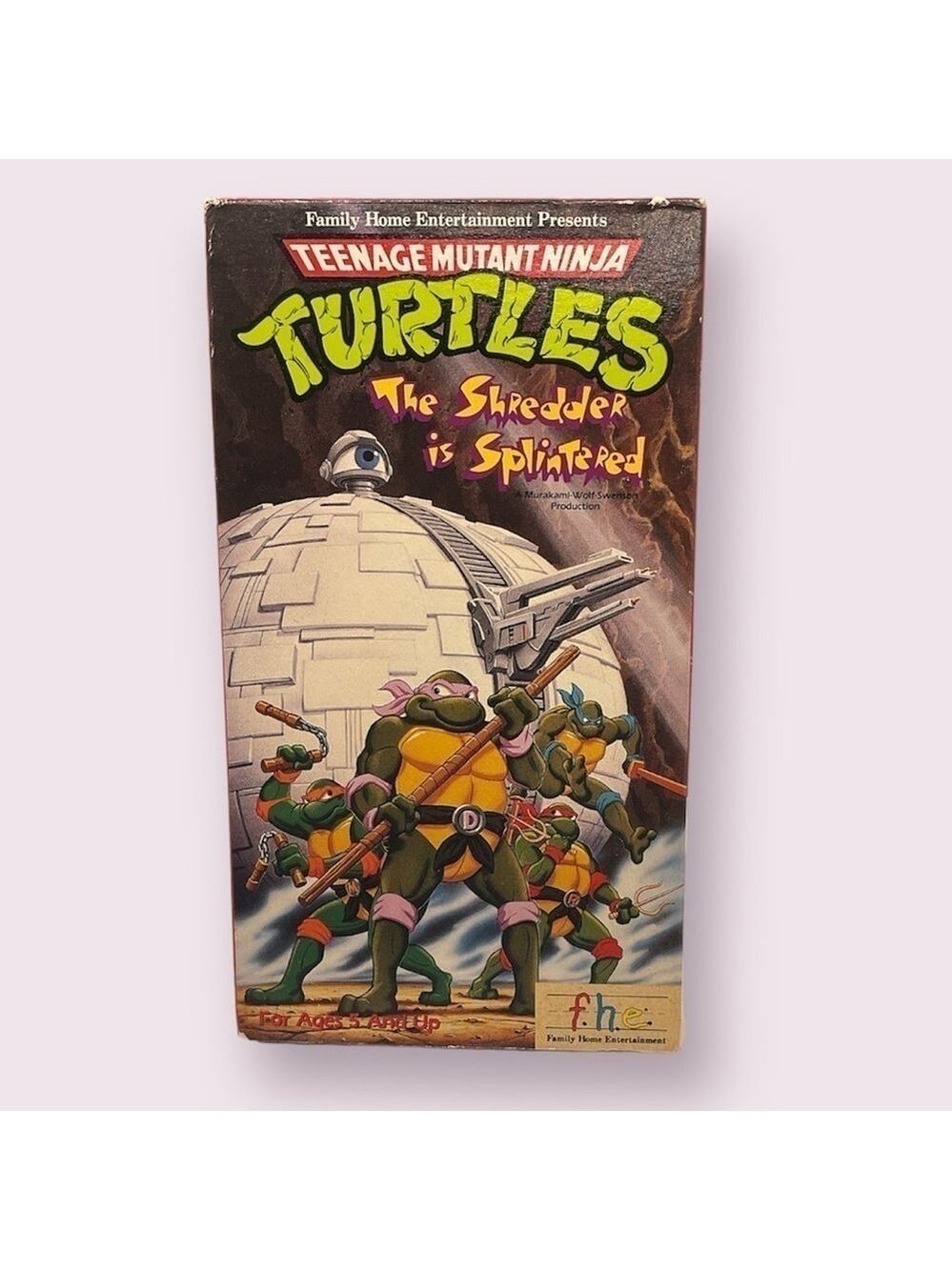 Teenage Mutant Ninja Turtles “The Shredder is Splintered” VHS